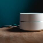 white Bluetooth speaker