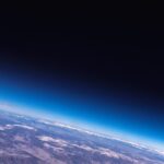 outer space photography of earth